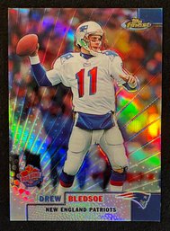 2000 Topps Finest Oversized Foldout Refractor Drew Bledsoe