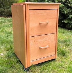 An Awesome Maple Pop Up Desk/Drawer Unit - Great For The Office / Guest Bedroom Combo!