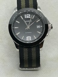 Never Worn CADISEN MEN'S AUTOMATIC WATCH- Sleek Design With Ebony Bezel And Dial