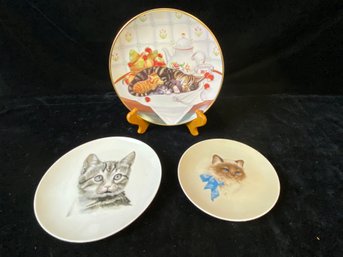 Various Branded Cat Themed Ceramic Dishes