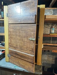Vintage/antique Rustic Wooden Cabinet.