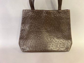 Renee's New York Ostrich Leather Handbag