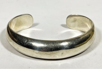 Fine Sterling Silver Hollow 925 Cuff Bracelet