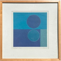 A 1990's Offset Lithograph, Midnight Moon, By Amina, Signed And Numbered