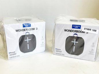 Pair Of Wireless Bluetooth, Wonderboom 3, Ultimate Ears Speakers