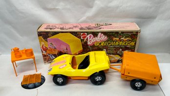 1973 Barbies Goin Camping Set With Original Box