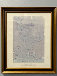 The Corcoran River Framed Map 1784