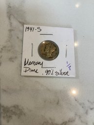 1941 S Mercury Dime .90 Silver 118
