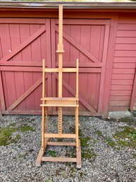 MABEF Adjustable Wood Art Easel, Made In Italy