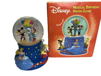 Disney Limited Edition Musical Birthday Water Globe