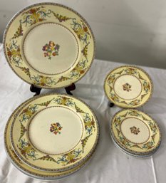 Twelve Staffordshire Plates