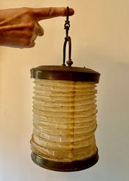 Marvelous Antique Collapsible Hanging Lantern