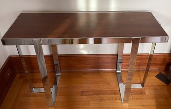 Madison Park Console Table In Chrome