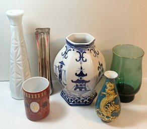 Lot Of Vases