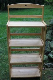 23x51 Bookcase With Folding Shelves So Can Store Almost Flat