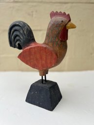 Rustic Wooden Rooster -