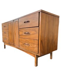 Vintage Walnut Credenza - Midcentury Dresser