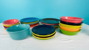 Misc Fiesta Ware Bowls And Small Plates Lot