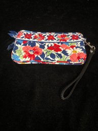 Vera Bradley Quilted Zipper Wristlet Wallet