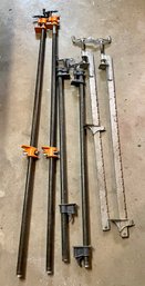 Lot Of Assorted Steel Clamps