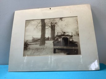 'memories' M A Gundersen Black And White Vintage Car Photo