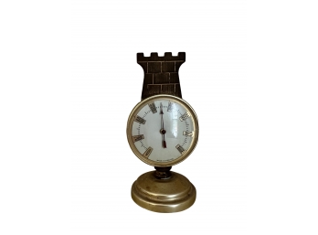 Small Vintage Brass Thermometer