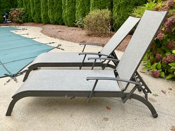 Pair Of PHIFERTEX PREMIERE MICROBAN Pool Lounge Chairs #1