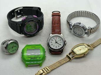 Grouping Of Ladies Wristwatches- Including SWISS ARMY 'FIELD OFFICER'