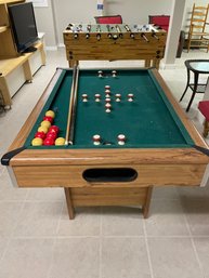 Bumper Pool Table.