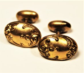 Pair Victorian Gold Filled Cufflinks