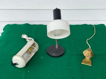 Lot Of 3 Vintage Lamps