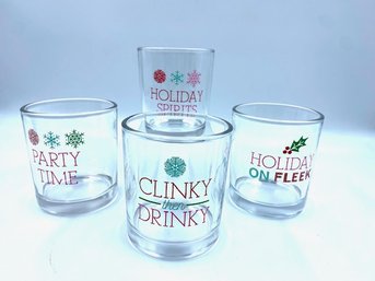 Vintage Humorous Rocks Glasses