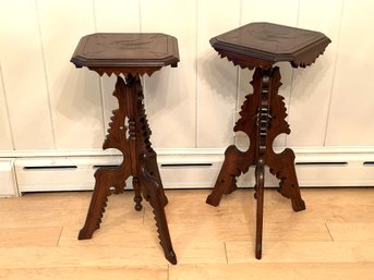 A Pair Of Late-Victorian Era Eastlake Side Tables