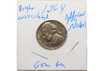 1964 Jefferson Nickel Uncirculated