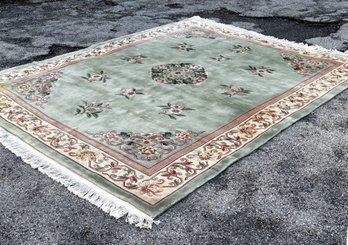 A Gorgeous Vintage Oriental Wool Carpet, Just Professionally Cleaned