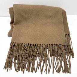 Freshly Dry Cleaned A&R Cashmere 100 Percent Bamboo Fringed Throw, Purchased At Barneys New York