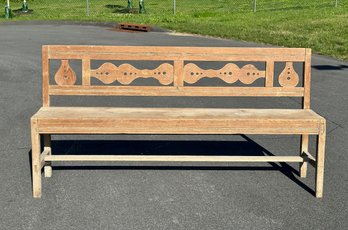 Vintage Mexican Pine Bench