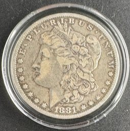 1881 Morgan Silver Dollar