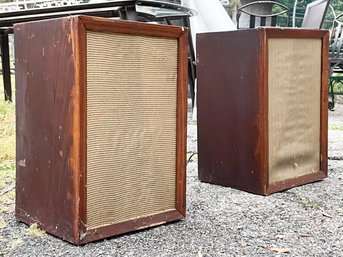 A Pair Of Vintage Speakers