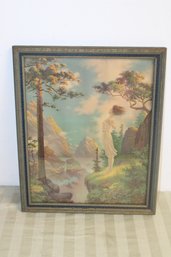 Vintage Art Deco Print,