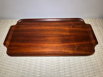 Large MCM Teak Serving Tray