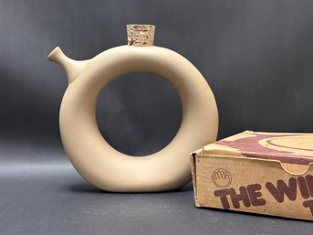 The Wine Tote: A Vintage Ceramic Decanter & Wine Chiller