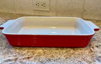 Red LE CREUSET 10-21 Baking Dish