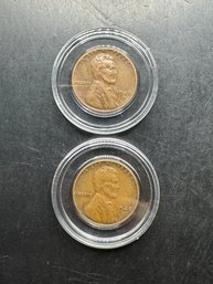 2 Wheat Pennies 1948, 1949-D