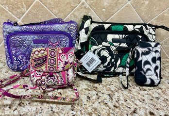 4 VERA BRADLEY Travel Bags