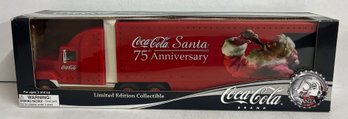 Limited Edition Coca Cola Santa 75th Anniversary Cab And Trailer