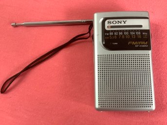 Sony AM/FM Hand Held Portable Radio