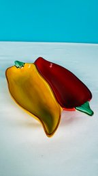 Colorful Chili Pepper Serving Platter