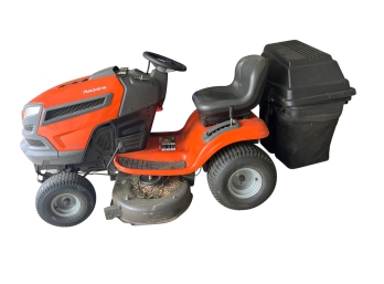 Husqvarna Riding Mower With Leaf/grass Bagger Attachment