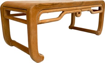 A Vintage Bleached Oak Coffee Table, C. 1960's-70's